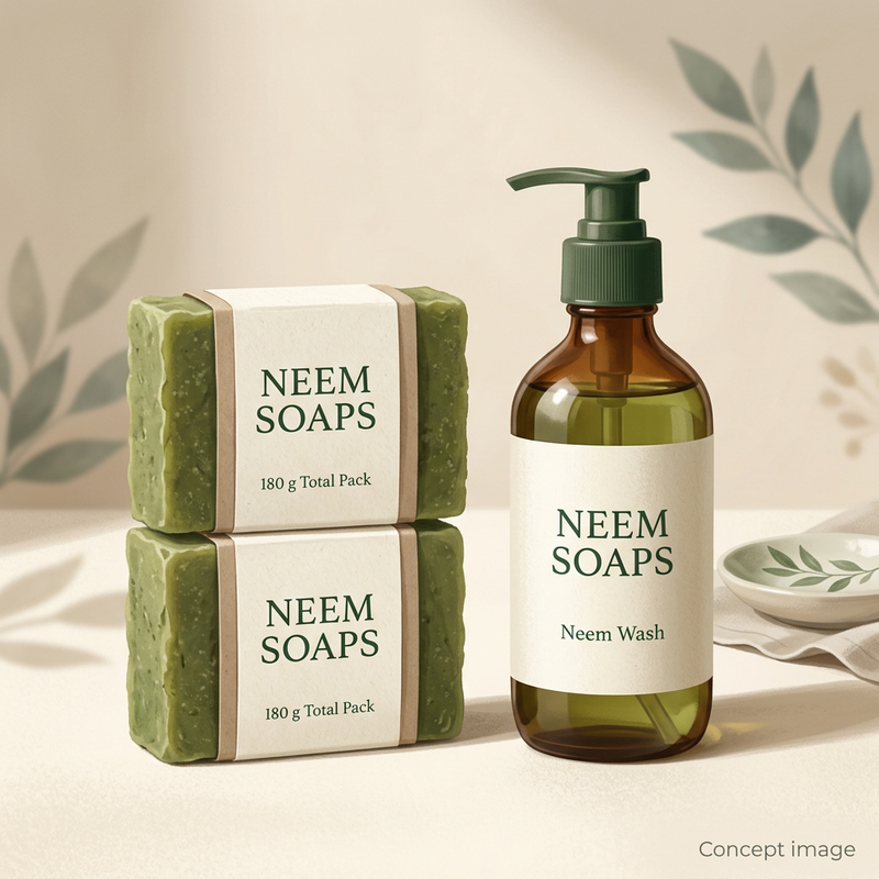 Neem Soaps | 180 g (2 bars)