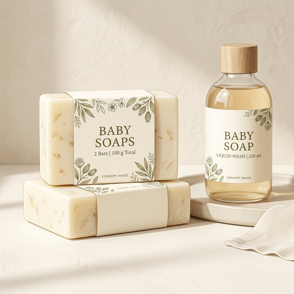 Baby Soaps | 180 g (2 bars)