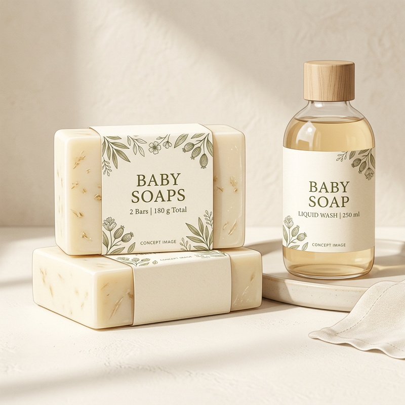 Baby Soaps | 180 g (2 bars)